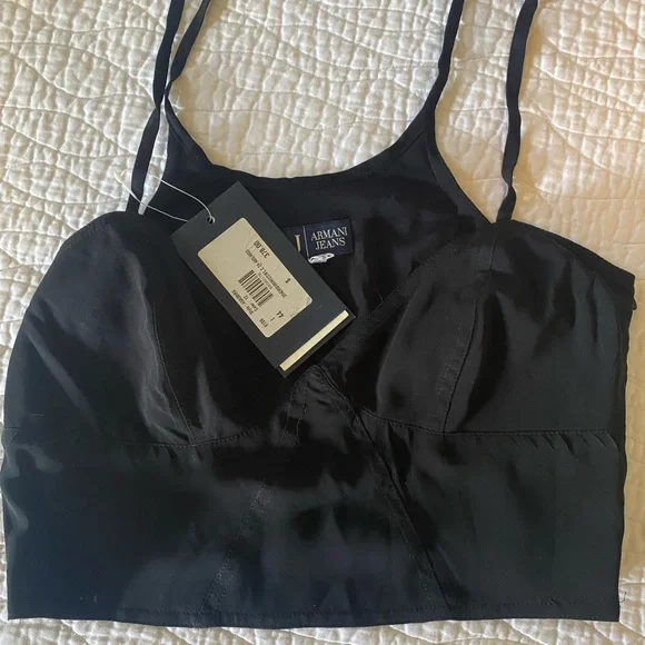 Armani Jeans Crop Top - Picture 1 of 4
